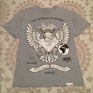 Crooks & Castles x Diamond Supply T-Shirt Grey (M)